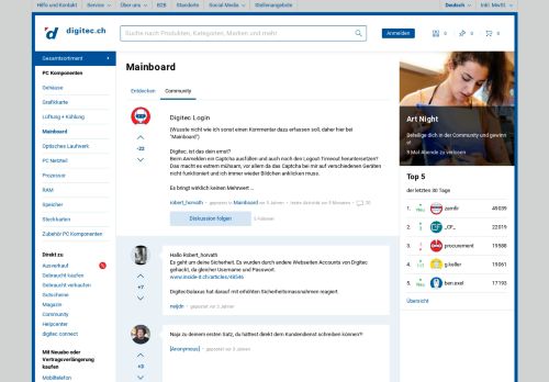 
                            8. Diskussion zu Mainboard Digitec Login - digitec