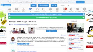 
                            5. Diskuze: Nette - Login z databáze - ITnetwork.cz