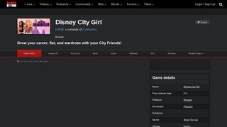 
                            5. Disney City Girl (Game) - Giant Bomb