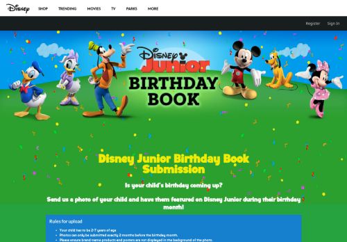 
                            3. Disney Junior Birthday Book Submission | South East Asia - Disney.sg
