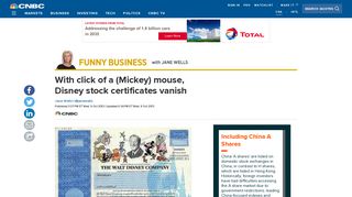 
                            12. Disney stock certificates replaced by digital certificates - CNBC.com