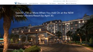 
                            4. Disney Vacation Club Member Website