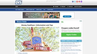 
                            12. Disney World Fastpass Information - Tips for Using FastPass+