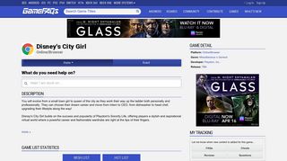 
                            2. Disney's City Girl for Online/Browser - GameFAQs