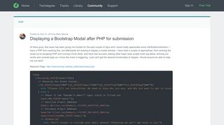 
                            5. Displaying a Bootstrap Modal after PHP for submission | Treehouse ...