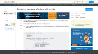 
                            2. Displaying username after login with angular - Stack Overflow