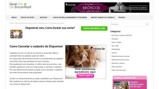 
                            3. ᐅ Disponivel.com - Excluir a Conta de Site de Encontros fevereiro ...