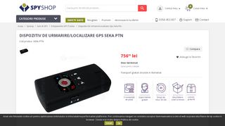 
                            12. Dispozitiv de urmarire/localizare GPS SEKA PTN NOU - spy-shop.ro