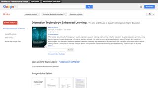
                            13. Disruptive Technology Enhanced Learning: The Use and Misuse of ...