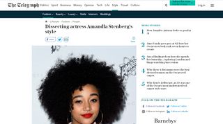 
                            7. Dissecting actress Amandla Stenberg's style - The Telegraph