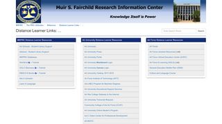 
                            11. ... - Distance Learner Links - The FRIC LibGuides at Muir S. Fairchild ...