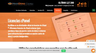 
                            5. Distribuidor Oficial de licencias cPanel Colombia - Hostdime