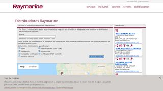 
                            4. Distribuidores Raymarine