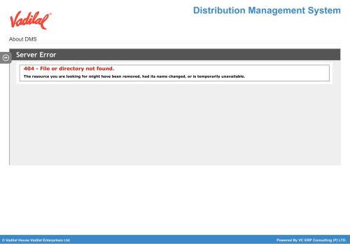 
                            2. Distribution Management System - Vadilal House Vadilal Enterprises ...