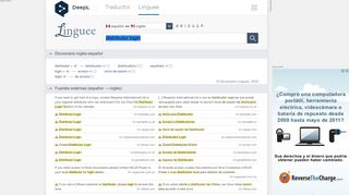 
                            1. distributor login - Traducción al español – Linguee
