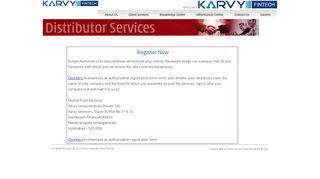 
                            7. Distributor SignUp - KarvyMFS