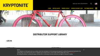 
                            12. Distributor Support Library Login - Kryptonite Locks