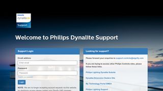 
                            8. Distributor Support - Philips Dynalite Support