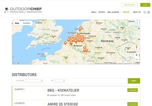 
                            11. Distributors - - OUTDOORCHEF