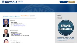 
                            9. District Board - Florida - Kiwanis International