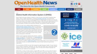 
                            5. District Health Information System 2 (DHIS2) | Open Health News