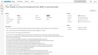 
                            7. [DISTRO-525] Unable to connect to HiveServer2 with JDBC on ...