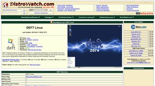 
                            7. DistroWatch.com: DEFT Linux