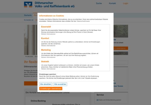 
                            2. Dithmarscher Online - Dithmarscher Volks- und Raiffeisenbank eG