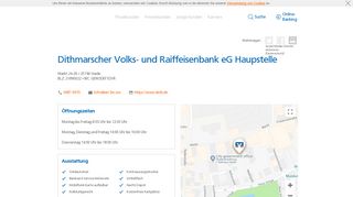 
                            12. Dithmarscher Volks- und Raiffeisenbank eG Haupstelle,Markt 24-26 ...