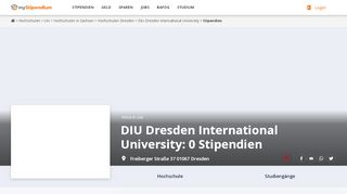 
                            10. DIU Dresden International University: Stipendien | myStipendium