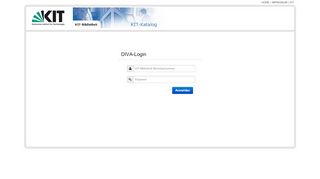 
                            1. DIVA Login - KIT DIVA