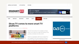 
                            8. Divan.TV comes to more smart TV platforms - Broadband TV News