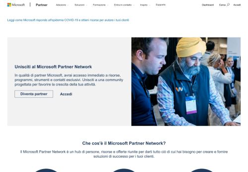 
                            1. Diventa un partner Microsoft