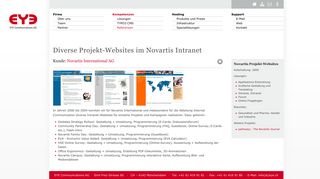 
                            7. Diverse Projekt-Websites im Novartis Intranet - EYE | Kompetenzen ...