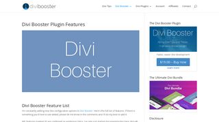 
                            6. Divi Booster Plugin Features | Divi Booster