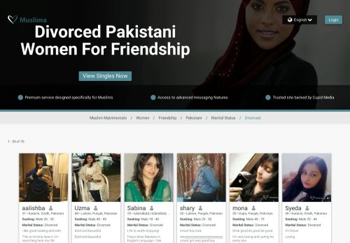 
                            2. Divorced Pakistani Women For Friendship at Muslima.com