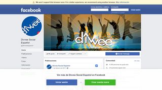 
                            13. Divvee Social Español - Inicio | Facebook