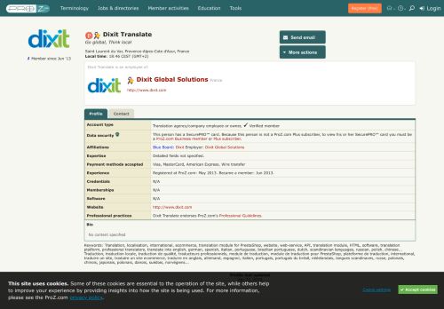 
                            12. Dixit Global Solutions - Translation Company - Translation ... - ProZ.com