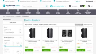 
                            9. DJ Active Speakers | Appliances Online