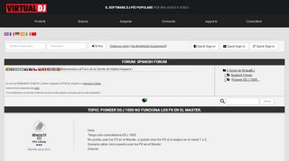 
                            13. DJ Software - VirtualDJ - Pioneer DDJ 1000 no funciona los FX en ...