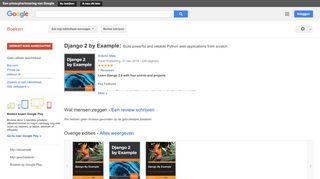
                            10. Django 2 by Example: Build powerful and reliable Python web ... - Résultats Google Recherche de Livres