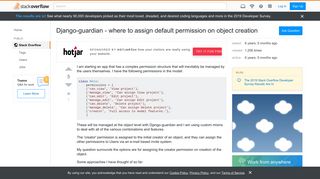 
                            5. Django-guardian - where to assign default permission on object ...