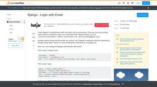 
                            1. Django - Login with Email - Stack Overflow