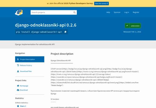 
                            11. django-odnoklassniki-api · PyPI