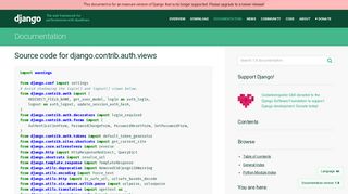 
                            1. django.contrib.auth.views | Django documentation | Django