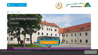 
                            7. DJH Jugendherberge Wittenberg - Angebote + mehr | Sachsen-Anhalt