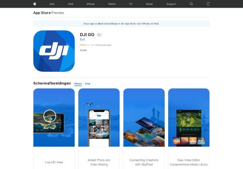 
                            13. DJI GO in de App Store - iTunes - Apple