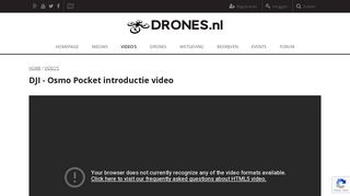 
                            5. DJI - Osmo Pocket introductie video - Drones.nl