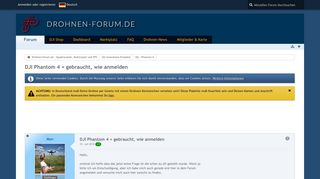 
                            12. DJI Phantom 4 + gebraucht, wie anmelden - Drohnen-Forum.de