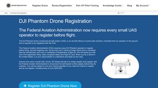 
                            6. DJI Phantom Drone Registration - Register Drone with the FAA